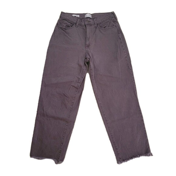 Universal Thread Denim - Universal Thread Jeans Womens 8 (29R) Brown High Rise Cropped  Vintage Straight